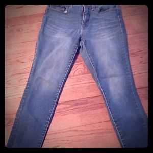 High rise skinny jeans
